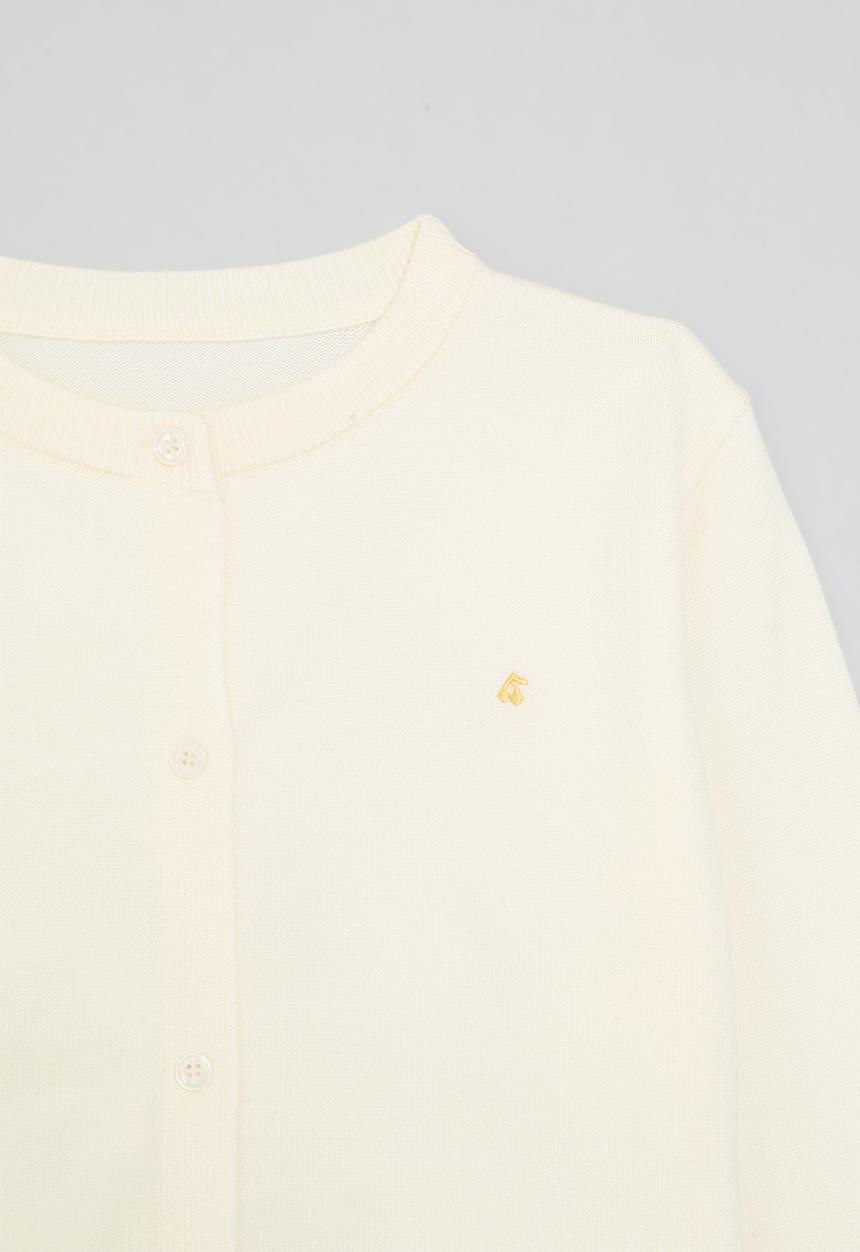 Pop Candy - Button down cardigan - white