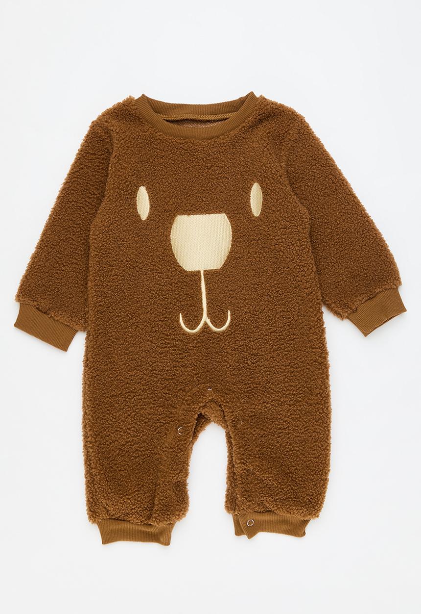 Pop Candy - Teddy romper - brown