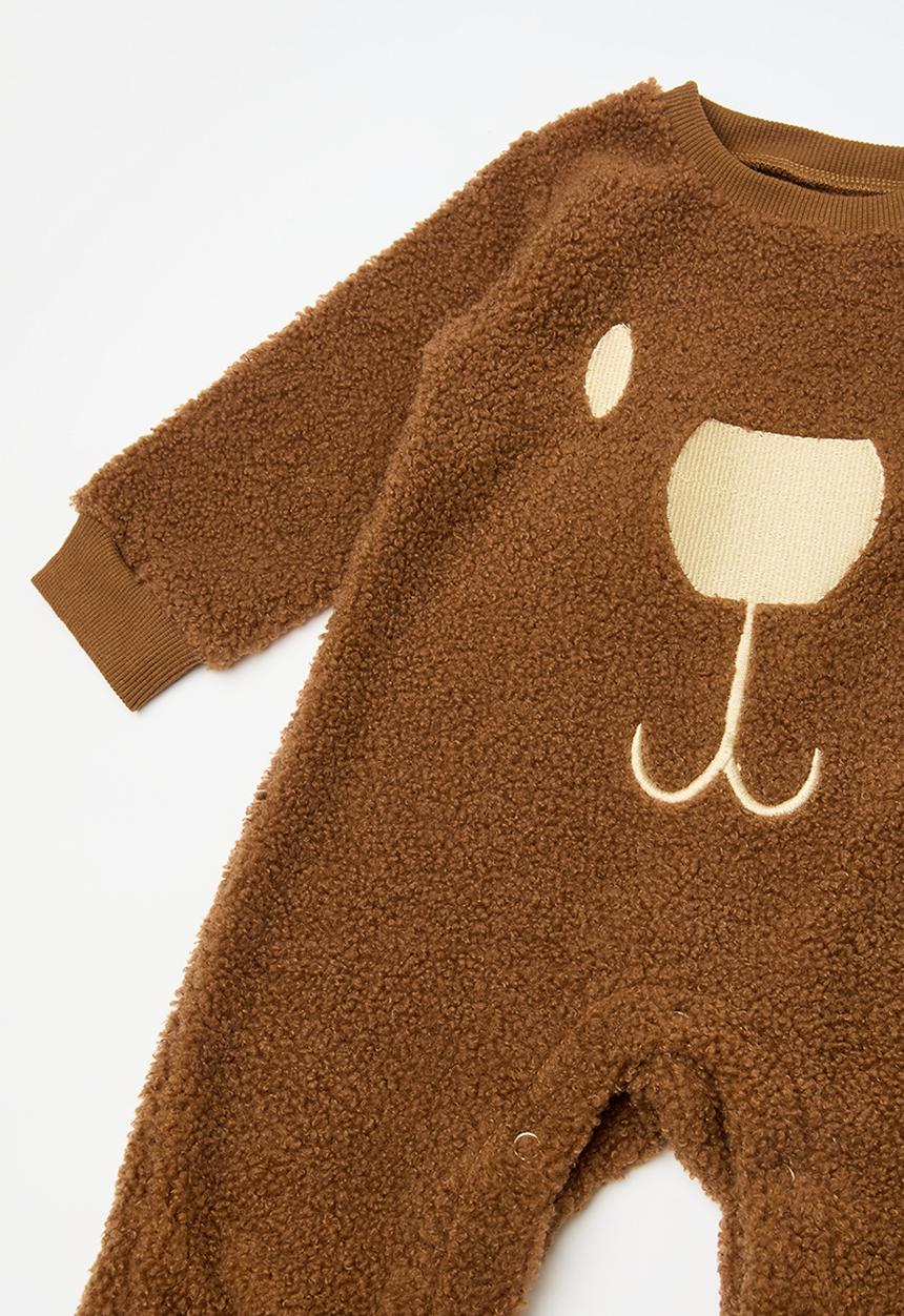 Pop Candy - Teddy romper - brown