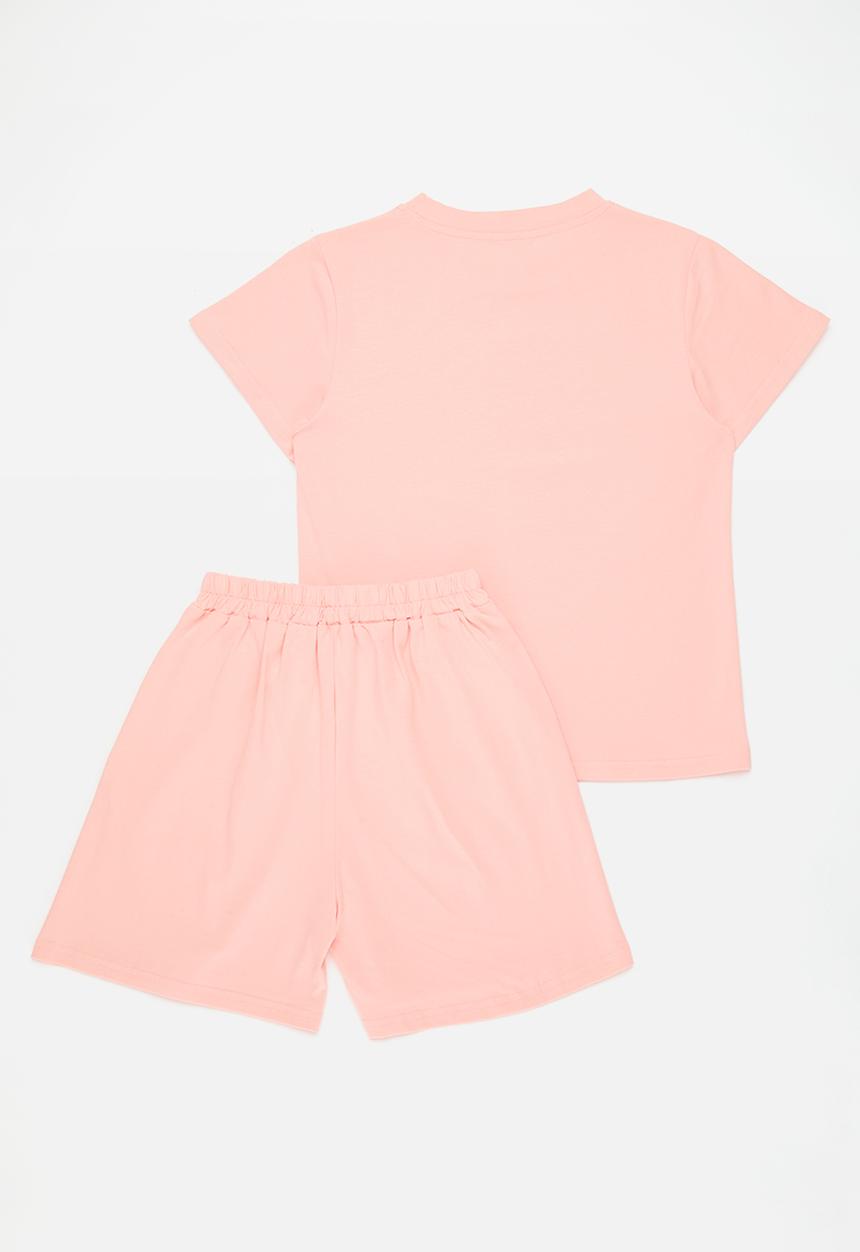 Pop Candy - Tee & short set -pink