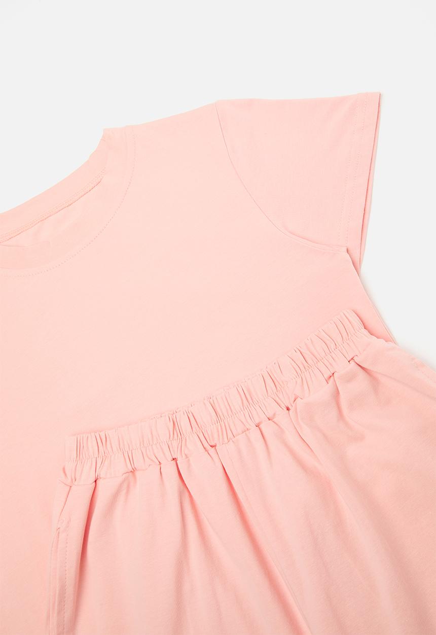 Pop Candy - Tee & short set -pink