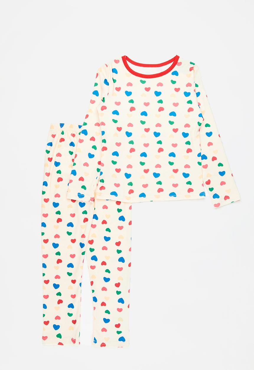 Pop Candy - Heart print pj set-multi