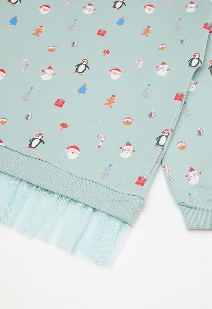 Pop Candy - Sweatshirt & legging set - light blue