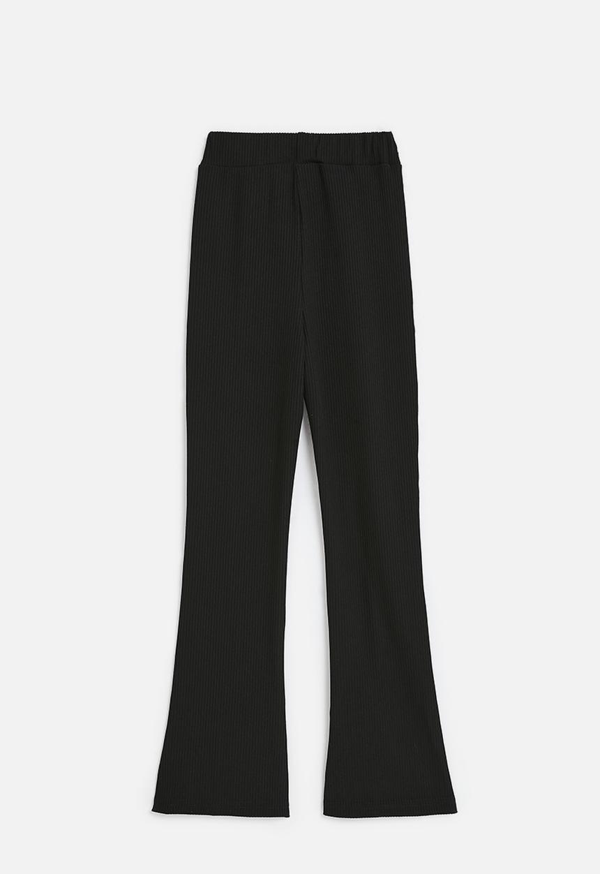 Pop Candy - Wide leg lounge pants - black