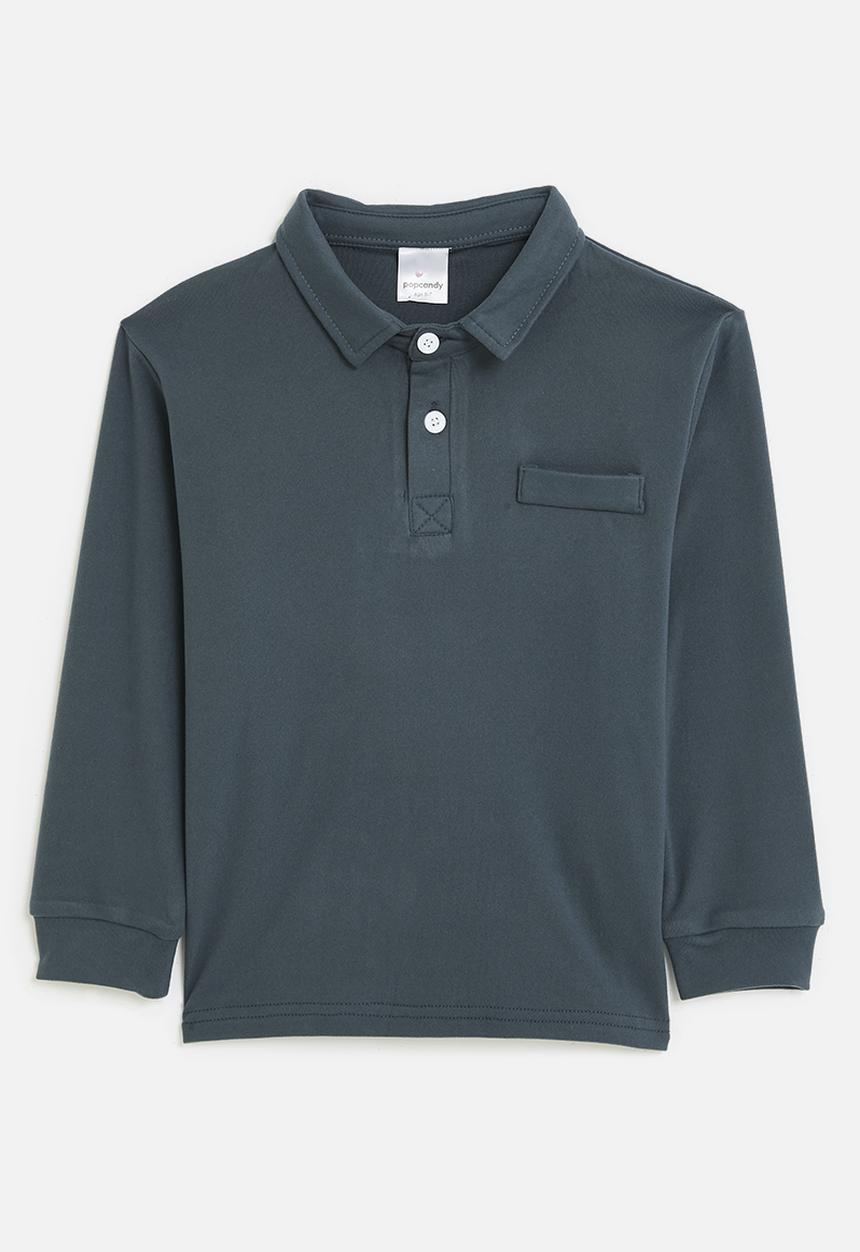 Pop Candy - Long sleeve golf shirt - blue