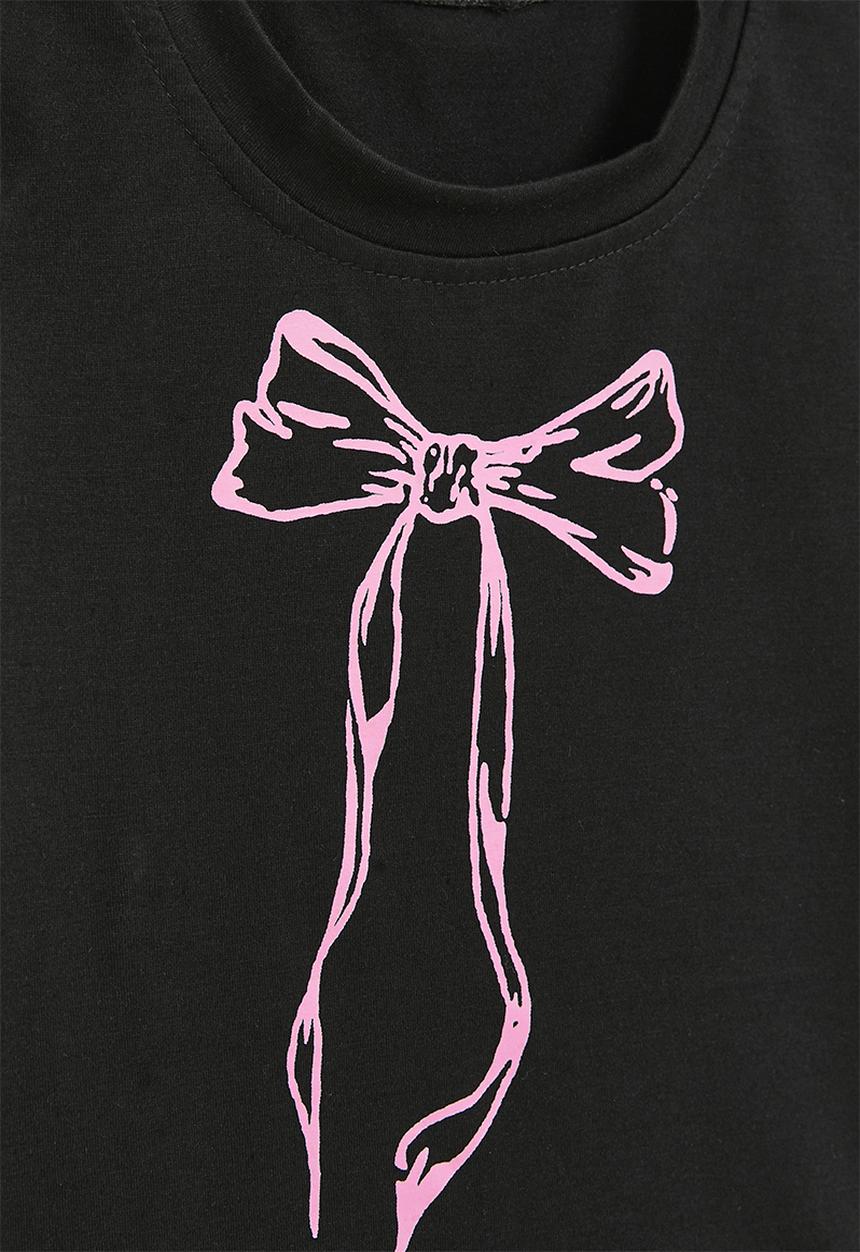 Pop Candy - Printed tee - black