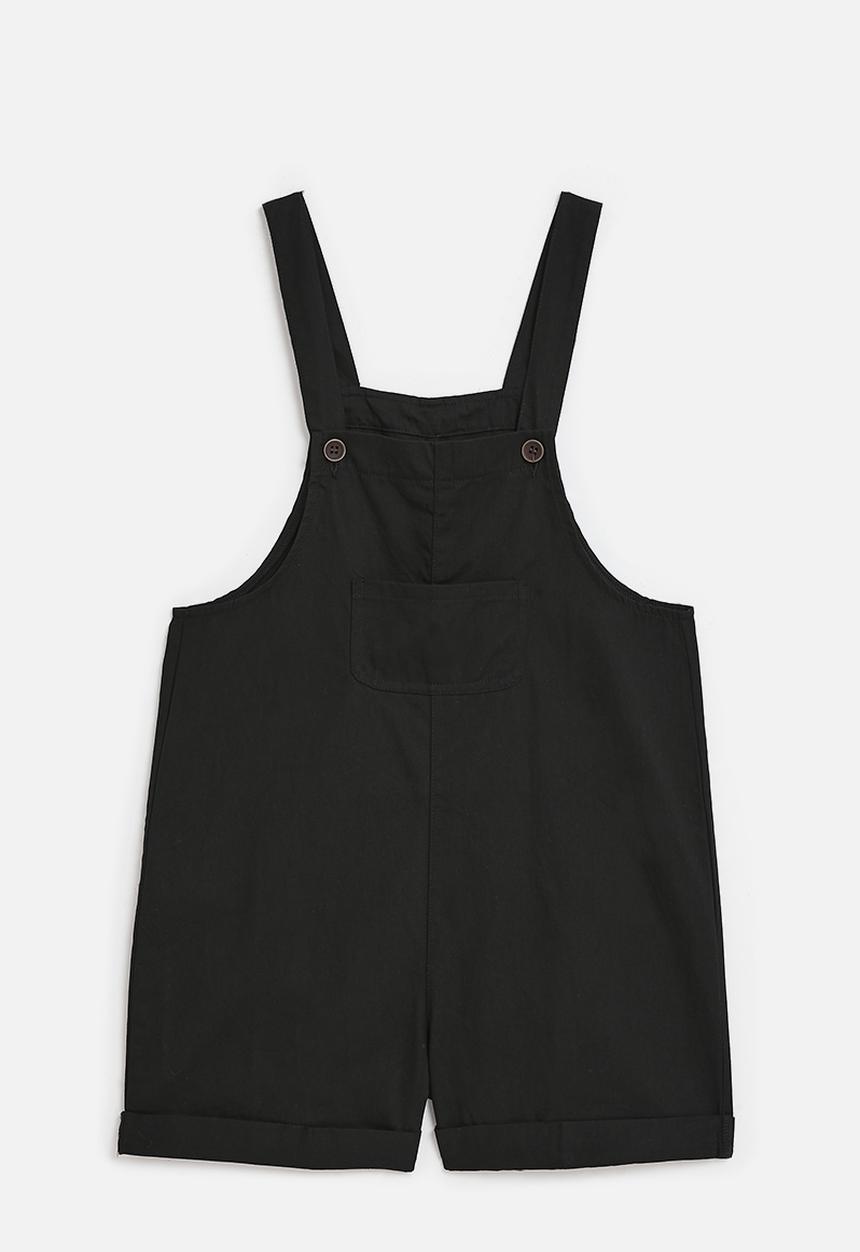 Pop Candy - Short dungaree - black