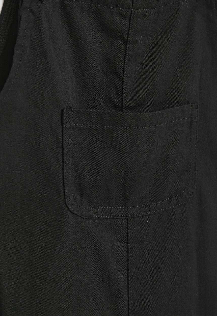 Pop Candy - Short dungaree - black