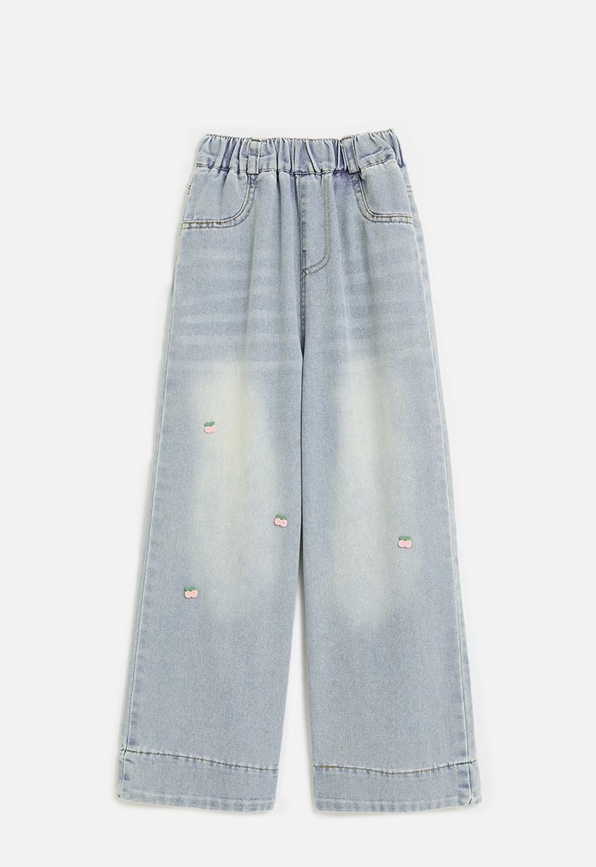 Pop Candy - Wide leg jeans - stonewwash
