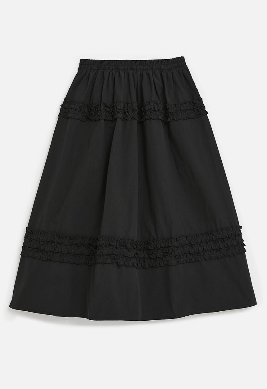 Pop Candy - Elasticated waist skirt - black