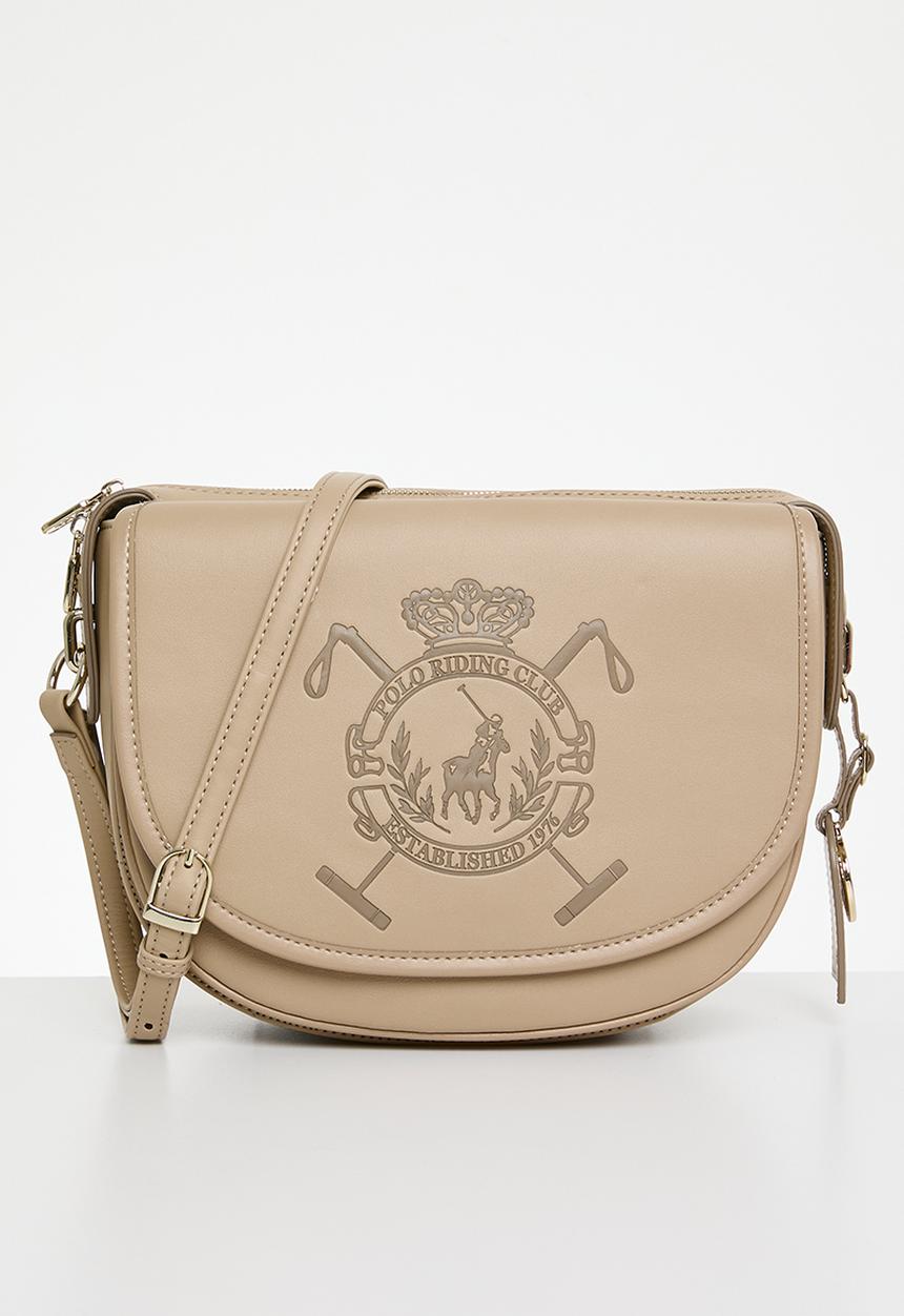 POLO - Ascot saddle crossbody bag - latte