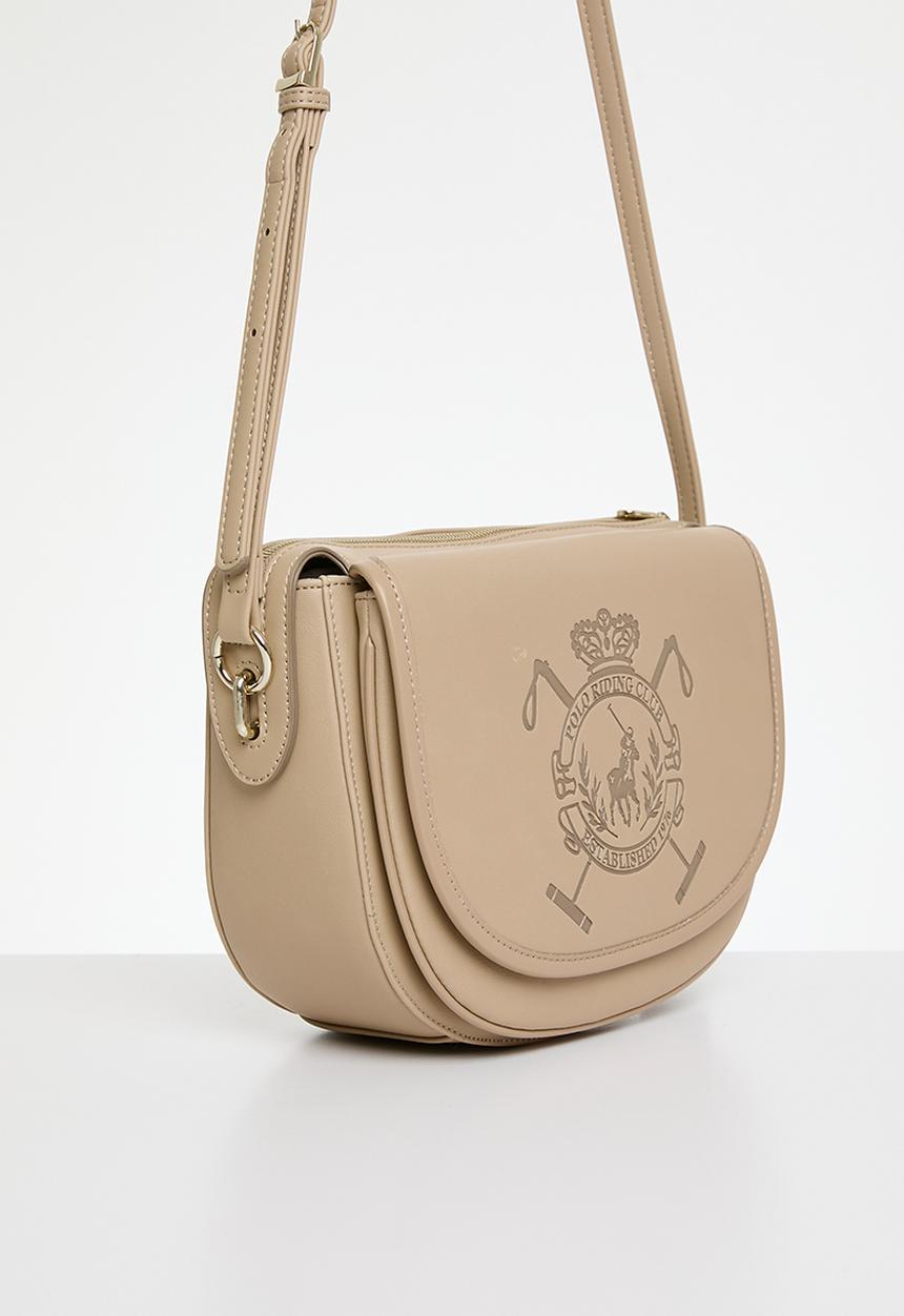 POLO - Ascot saddle crossbody bag - latte