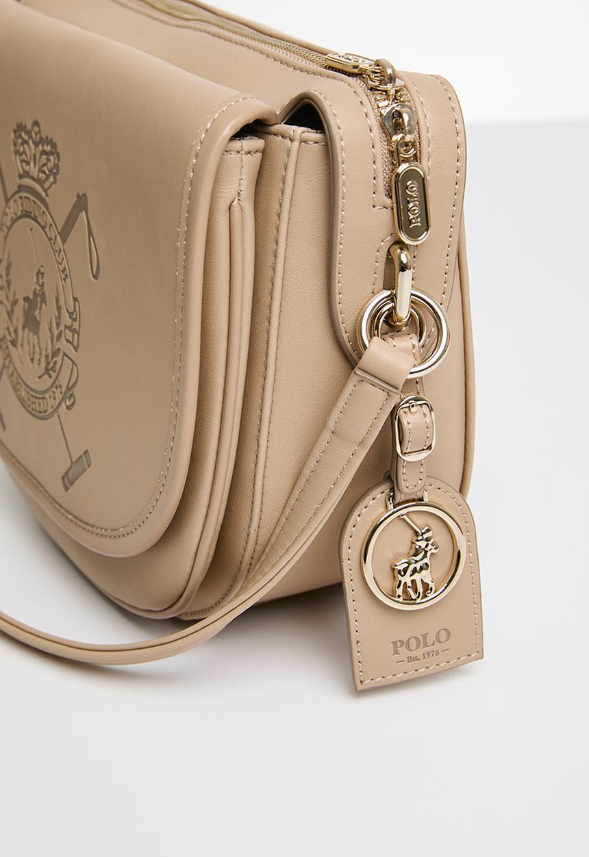 POLO - Ascot saddle crossbody bag - latte