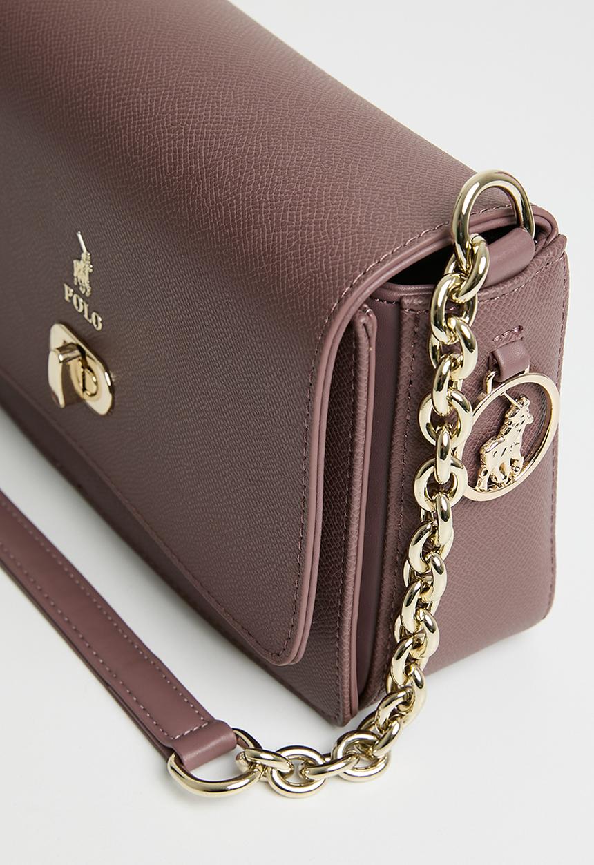 POLO - Siena flapover sling - rosewood