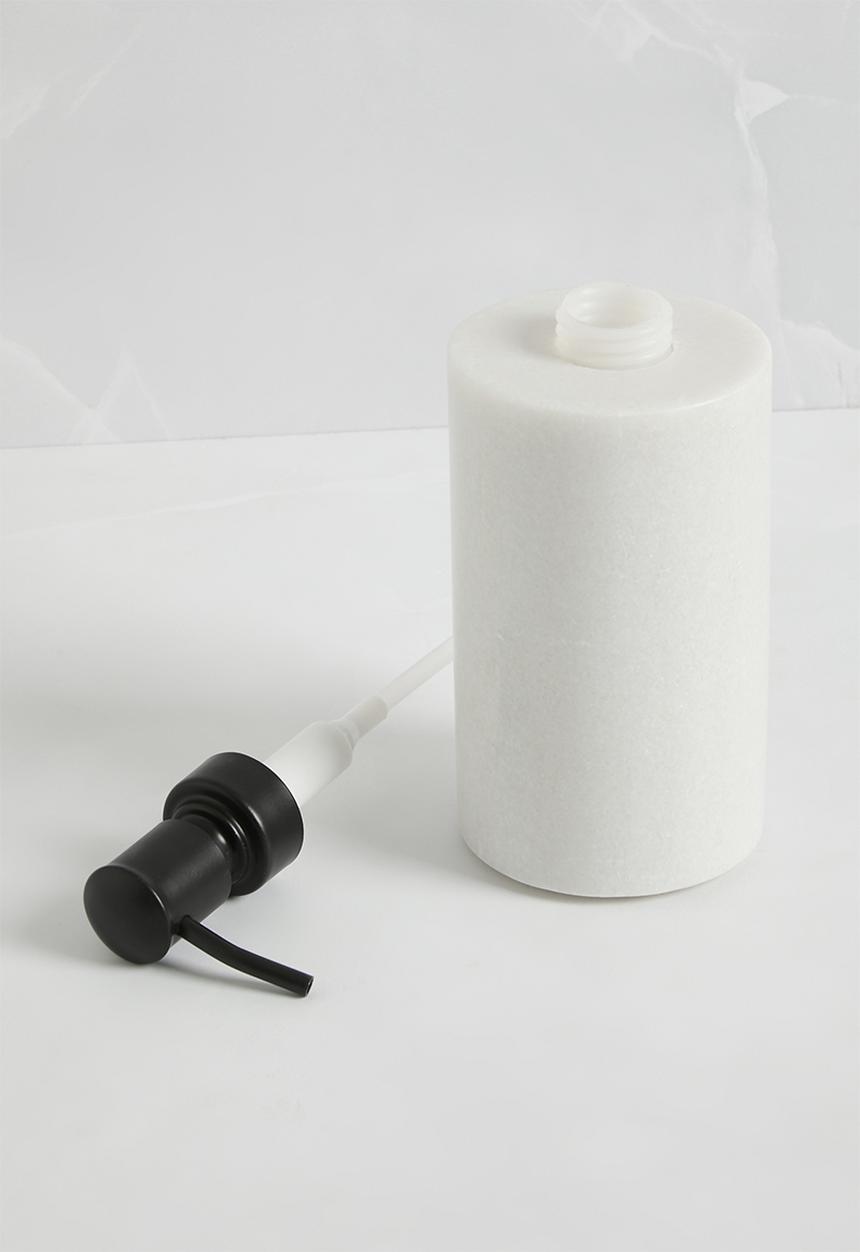 Sixth Floor - Marble Soap Dispenser - grey ivory