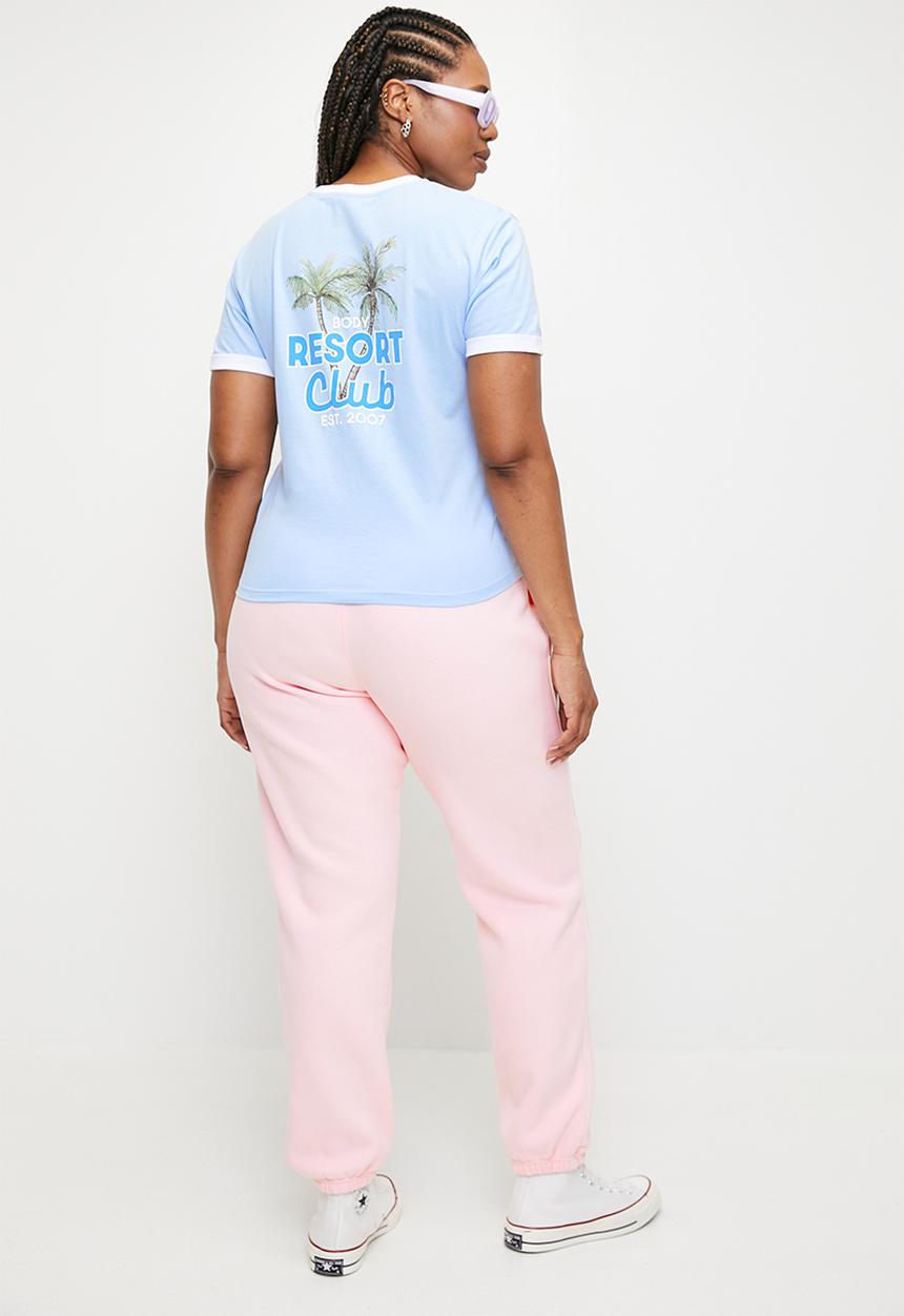 Cotton On - Plus Active Graphic Crew Tshirt - Windsurfer/Resort Club