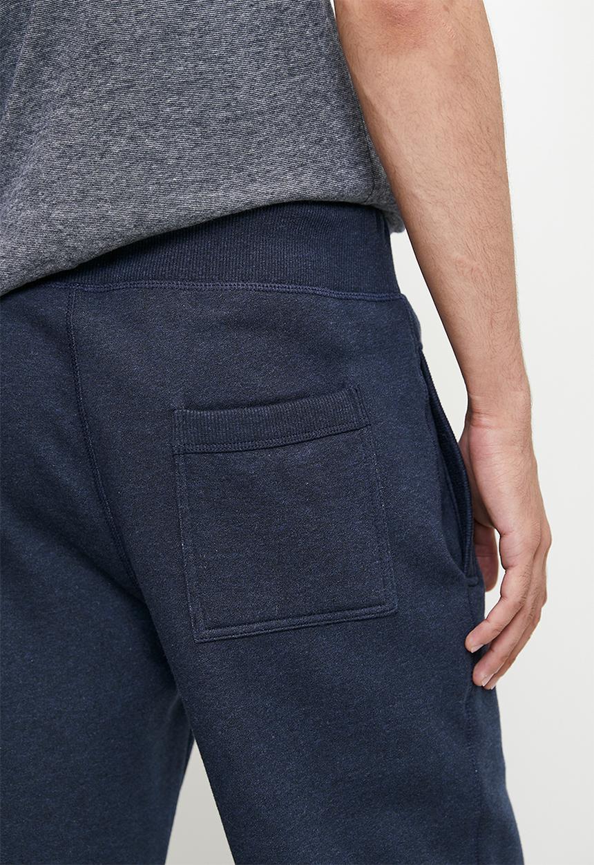 Superdry. - Duo vl graphic slim jogger- Trench Navy Marl