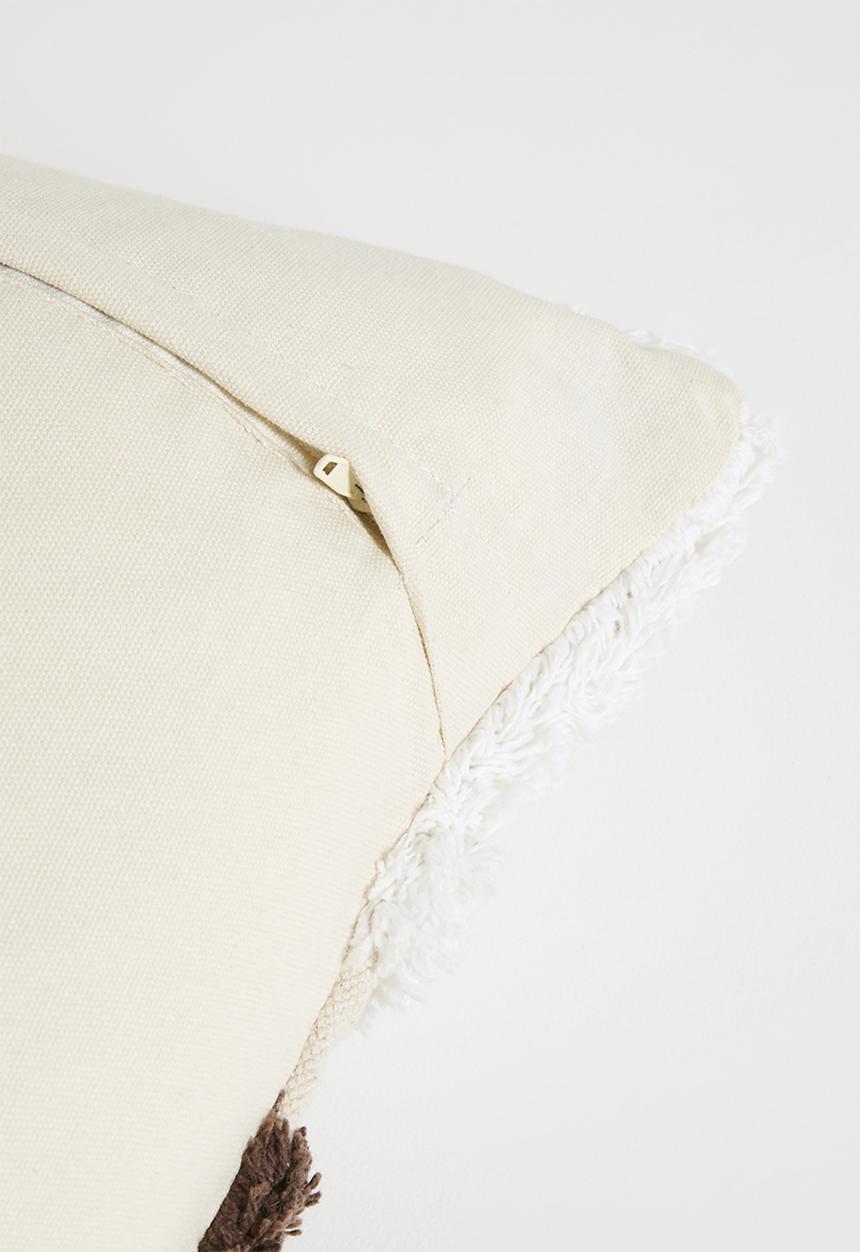 Sixth Floor - Sino woven cushion cover - pink & brown