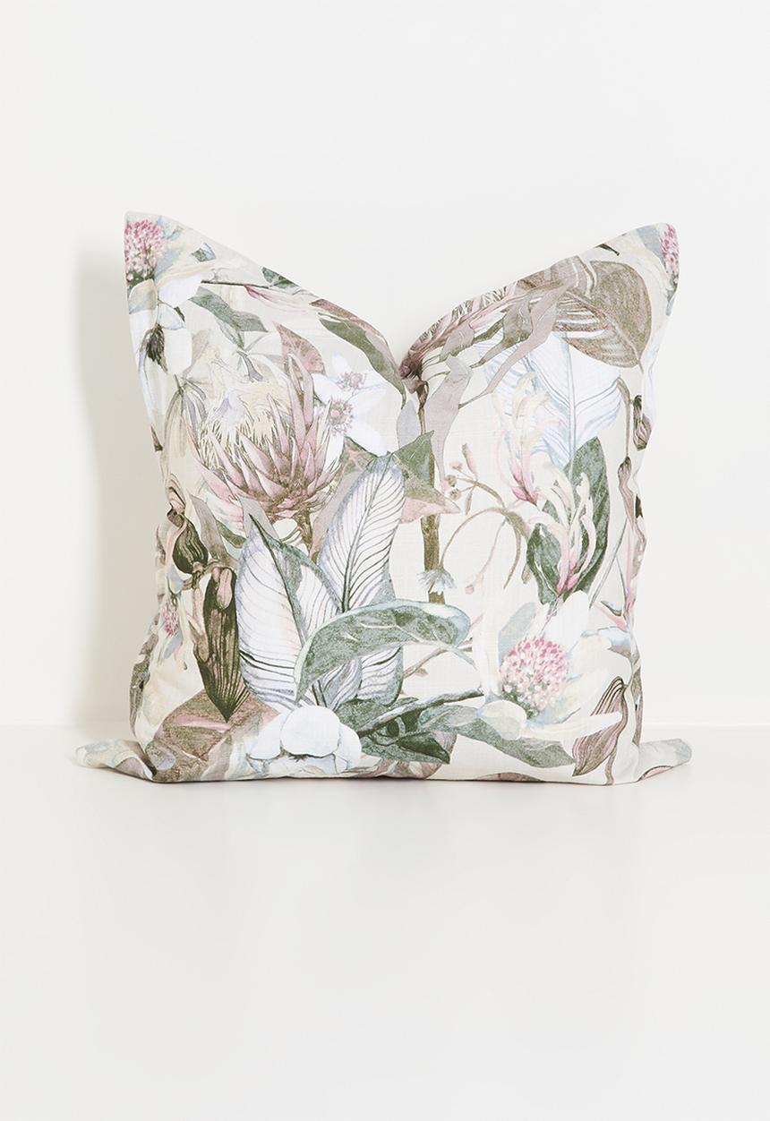 Grey Gardens - Wild protea cushion cover - Multi