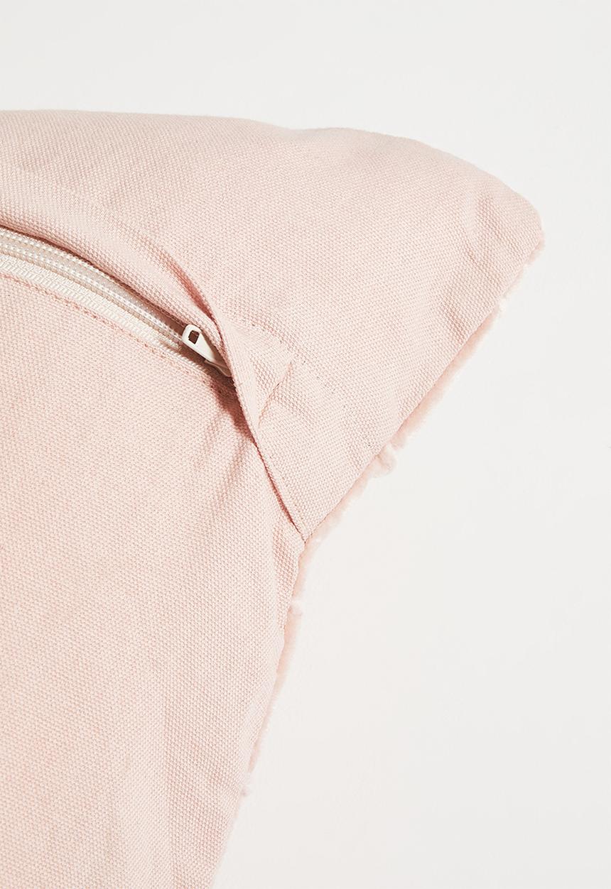 Sixth Floor - Faye woven cushion cover - blush
