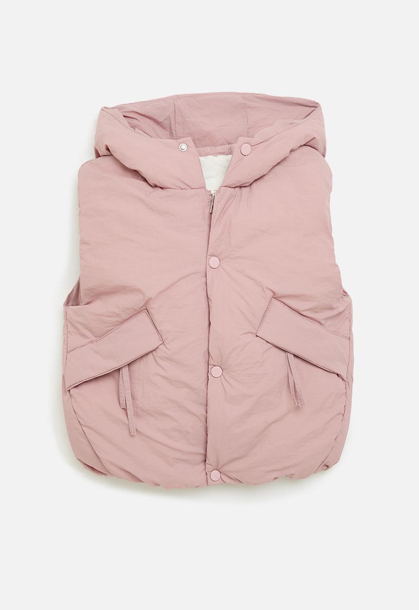 Pop Candy - Hooded gilet - pink