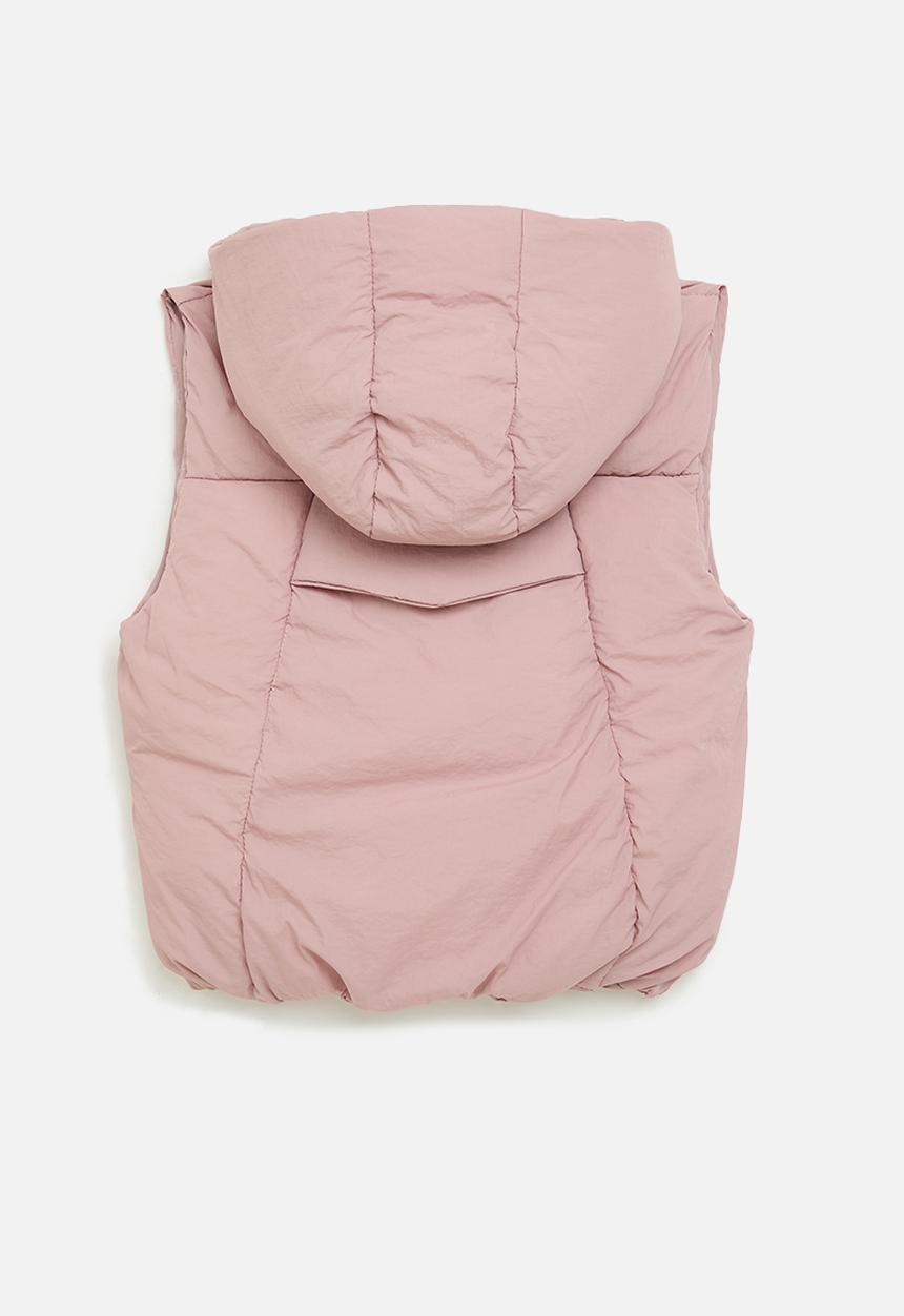 Pop Candy - Hooded gilet - pink