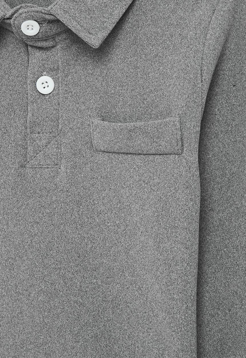 Pop Candy - Long sleeve golf shirt - grey