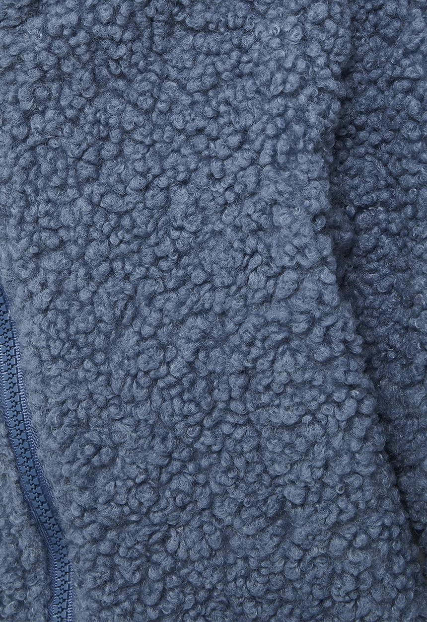 Pop Candy - Hooded  teddy fleece jacket - blue