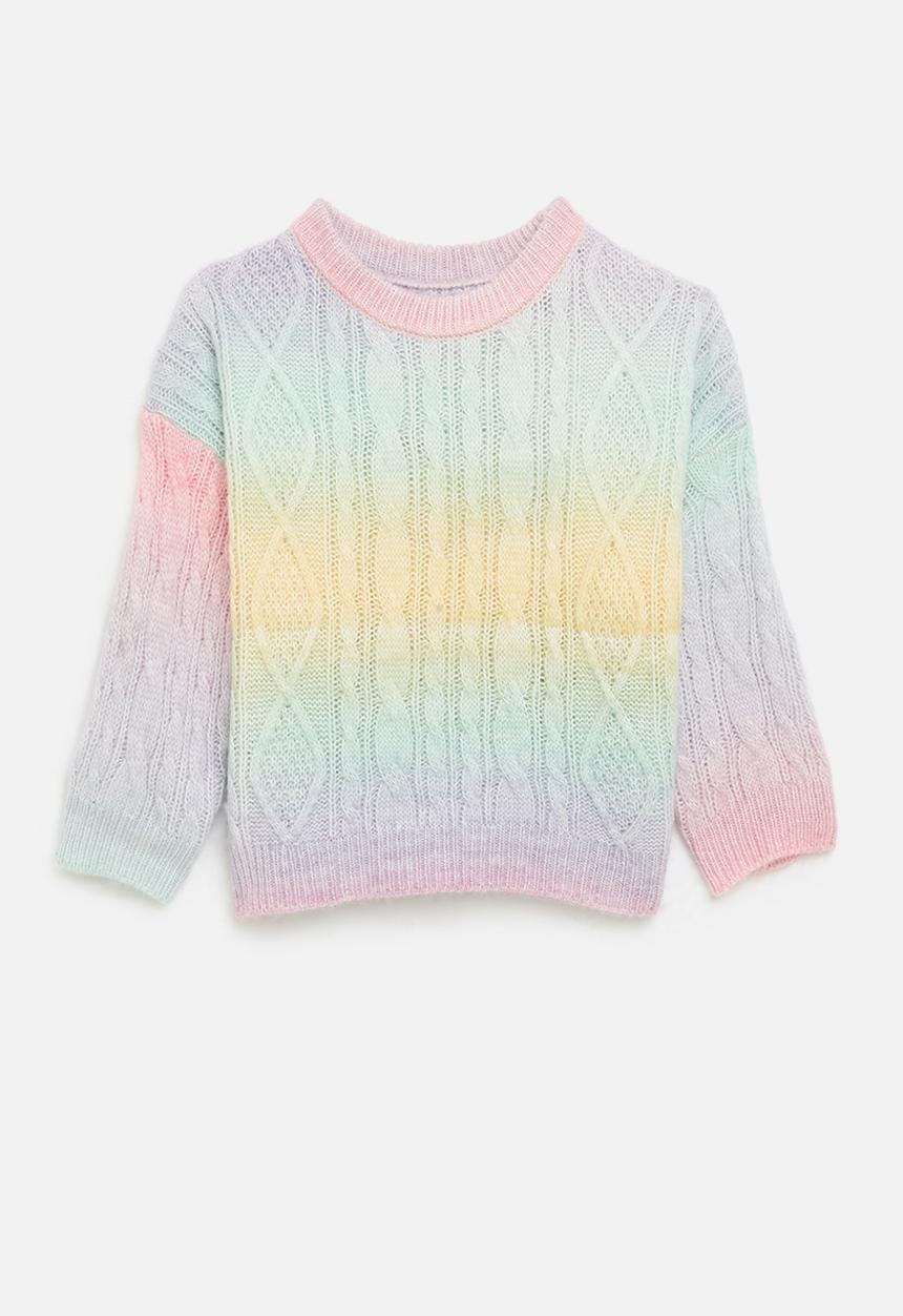 Pop Candy - Ombre knit jersey - multi