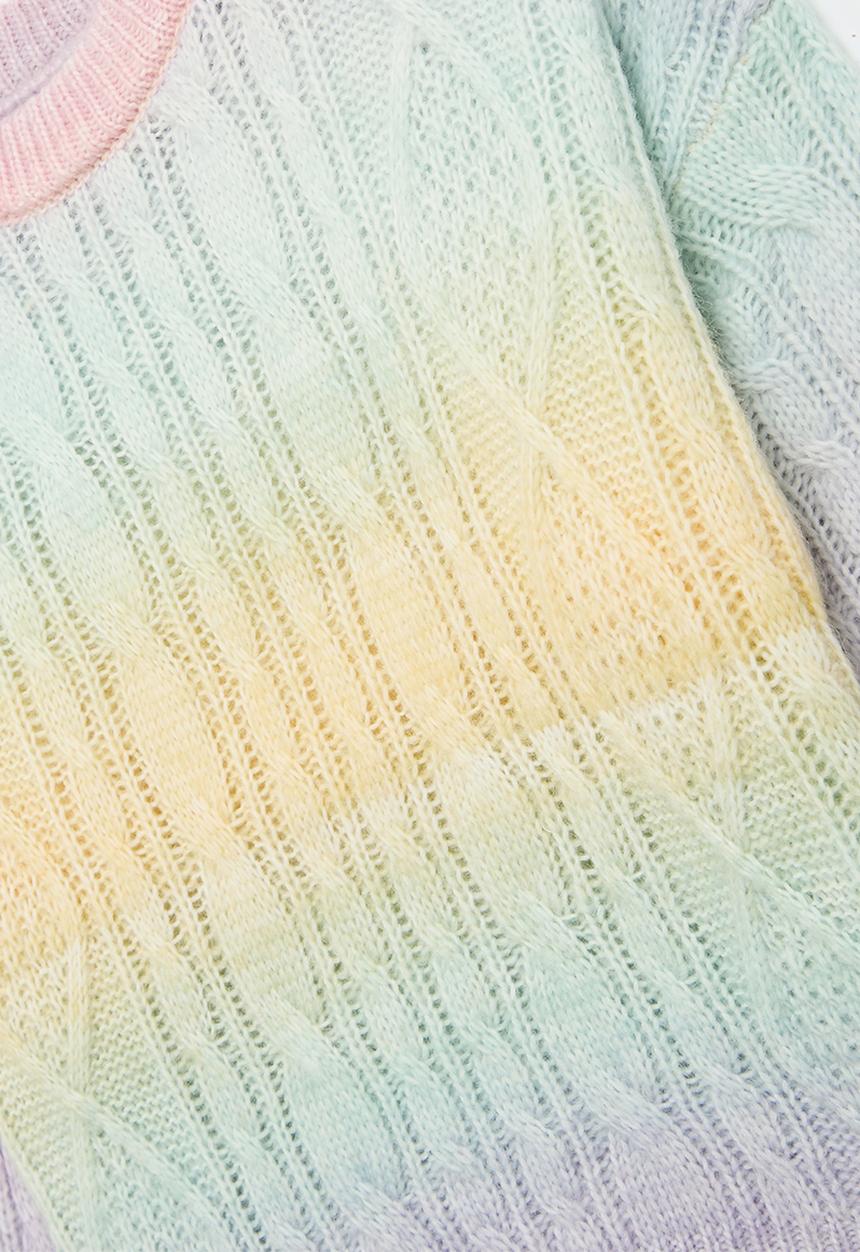 Pop Candy - Ombre knit jersey - multi