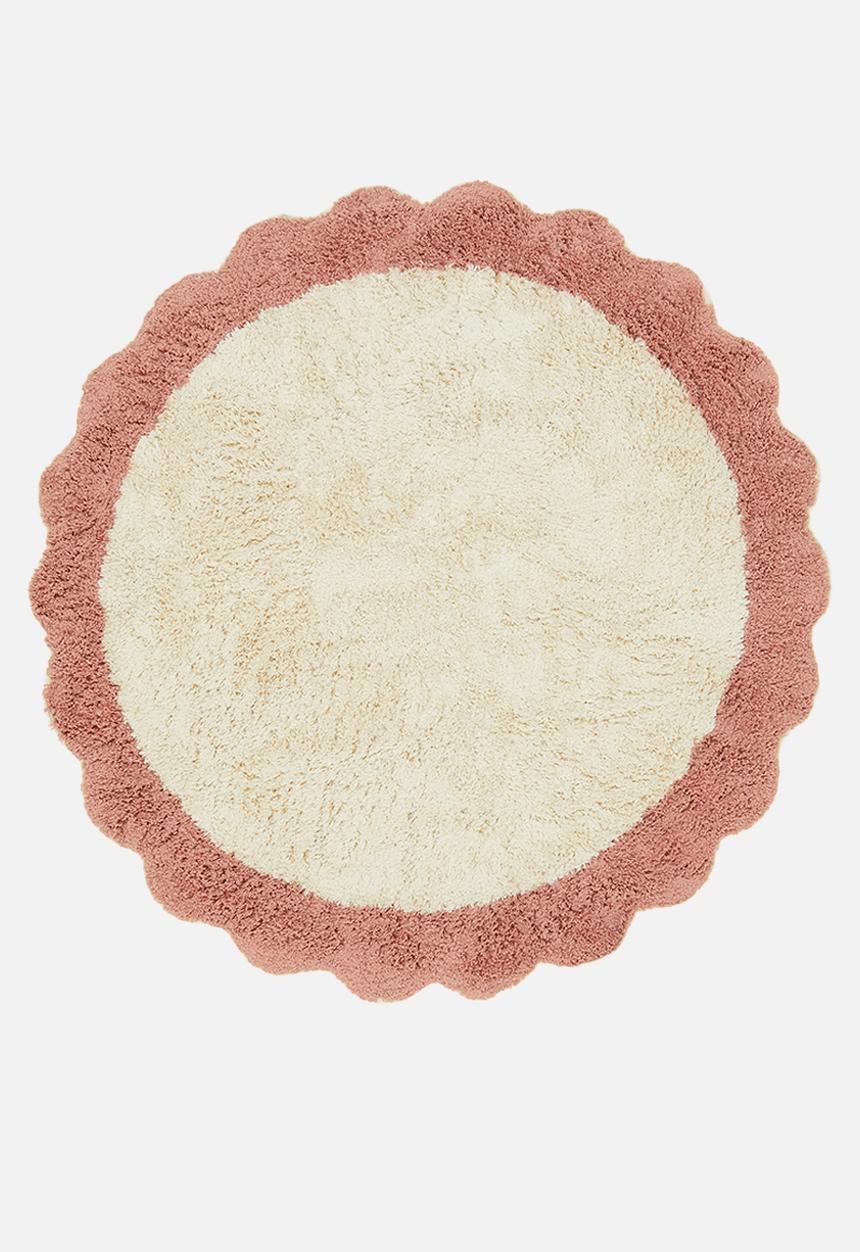 Sixth Floor - Sara round tufted rug - pink