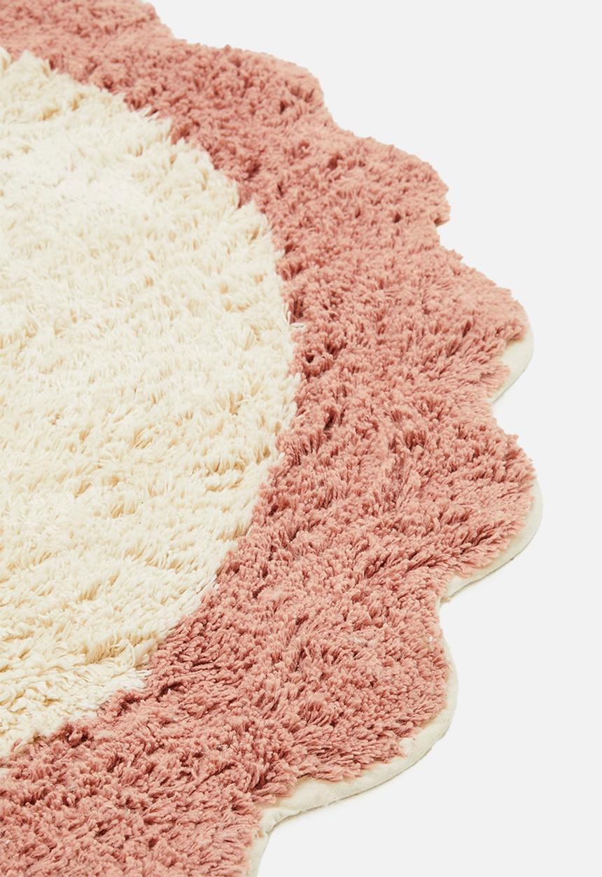 Sixth Floor - Sara round tufted rug - pink