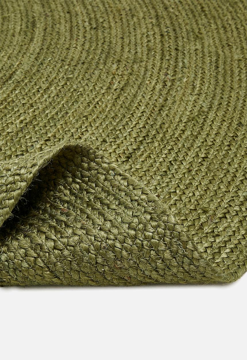 Sixth Floor - Jute Braided Rug - Olive