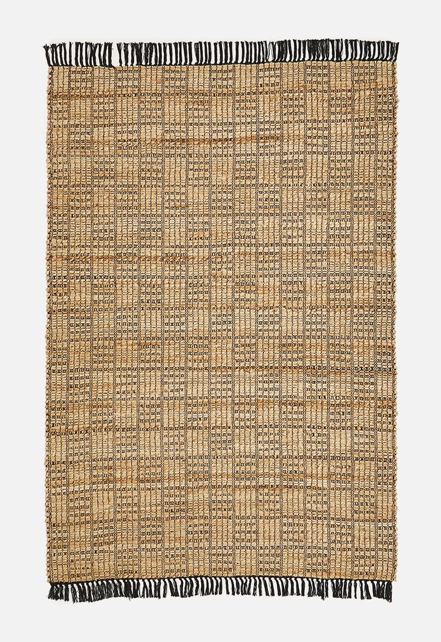 Sixth Floor - Jute & Cotton Blend Rug - Natural