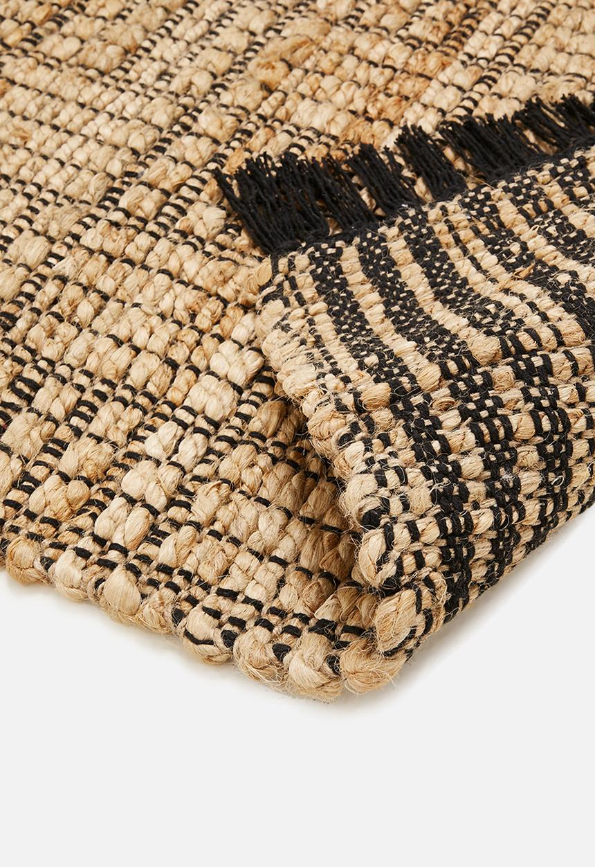 Sixth Floor - Jute & Cotton Blend Rug - Natural