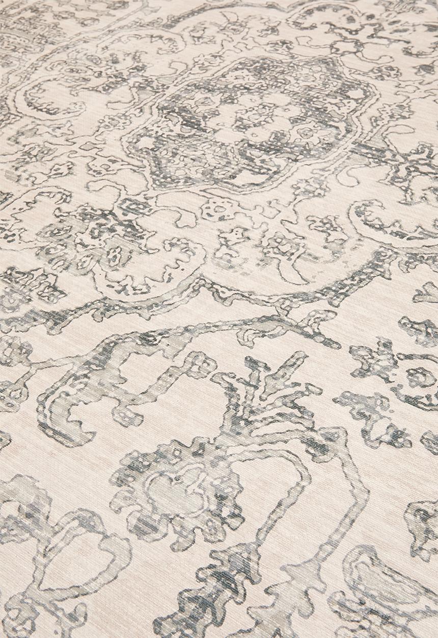 Sixth Floor - Brisbane Antique Rug - Natural & Green