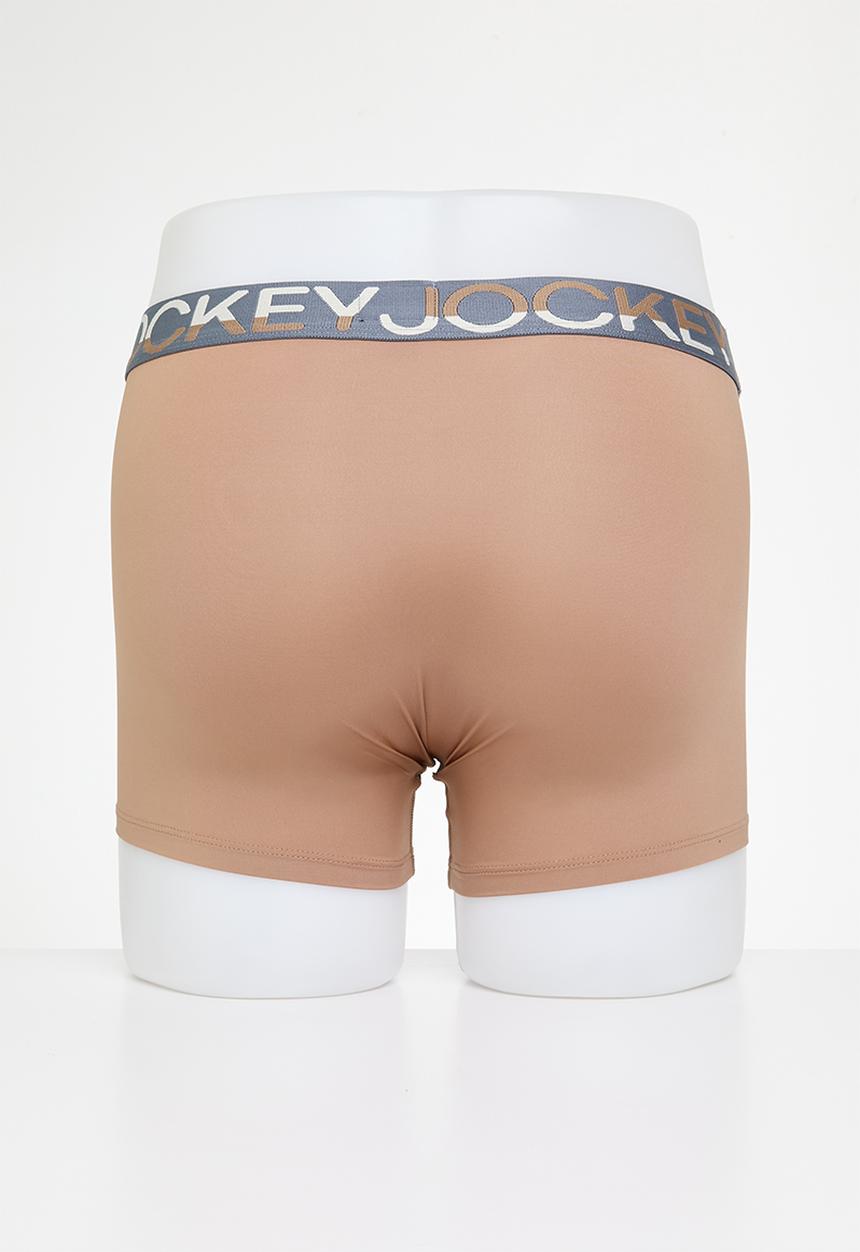Jockey - Quick-dry nylon stretch trunks - almond