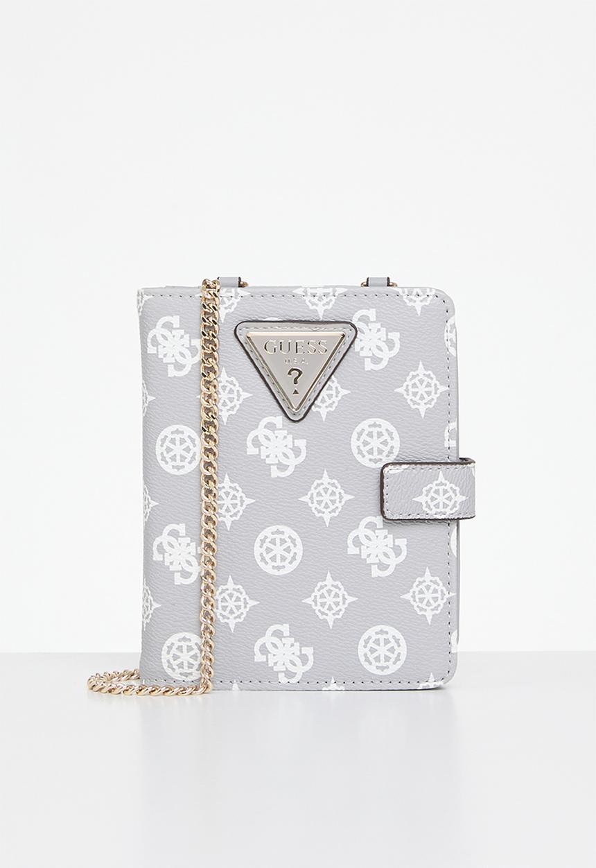 GUESS - Wilder passport holder - lavender grey 