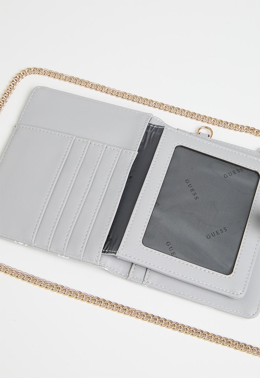 GUESS - Wilder passport holder - lavender grey 