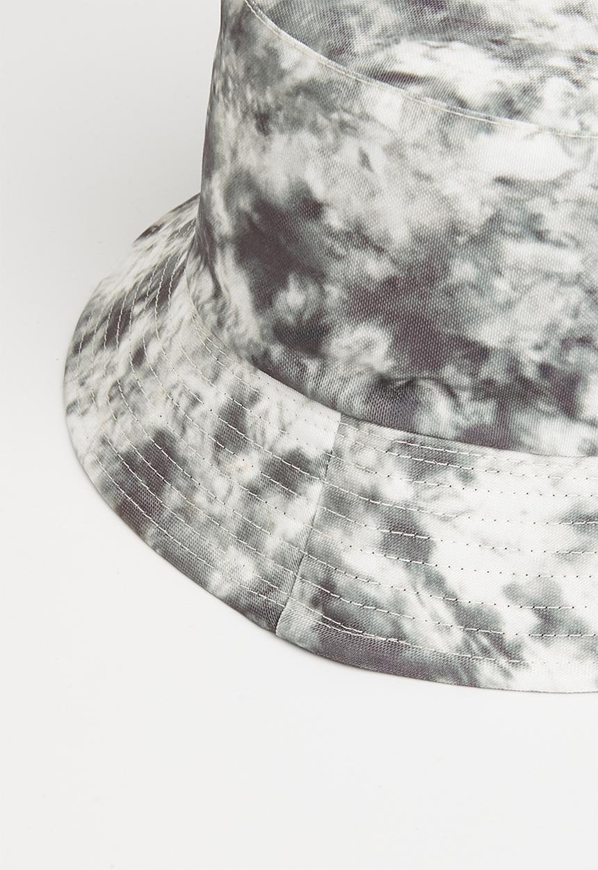 Pop Candy - Tie dye bucke hat - black & white