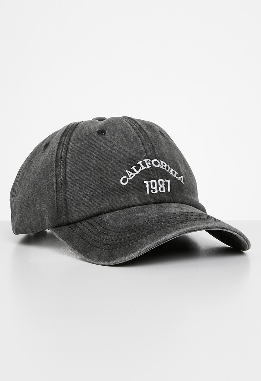 Pop Candy - California cap - charcoal black