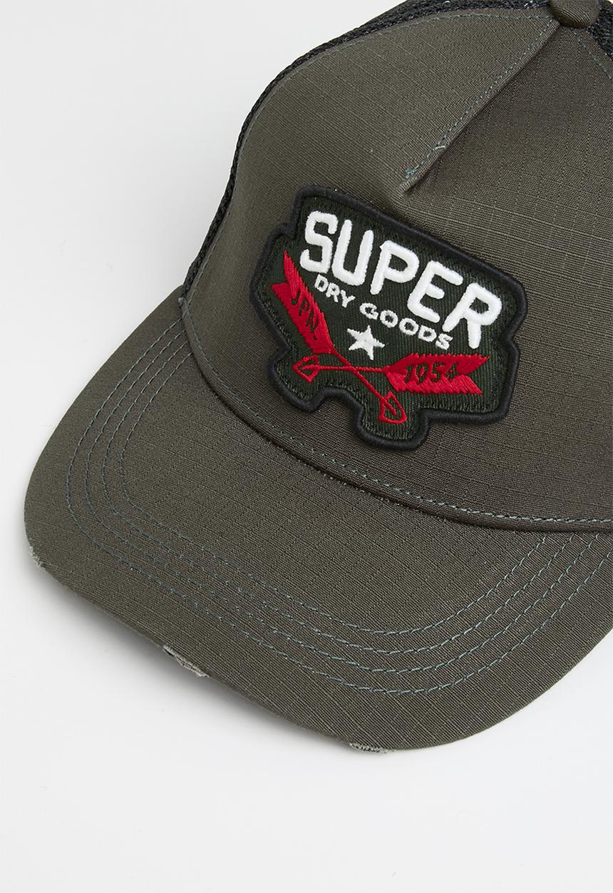 Superdry. - Dirt road trucker cap - grey