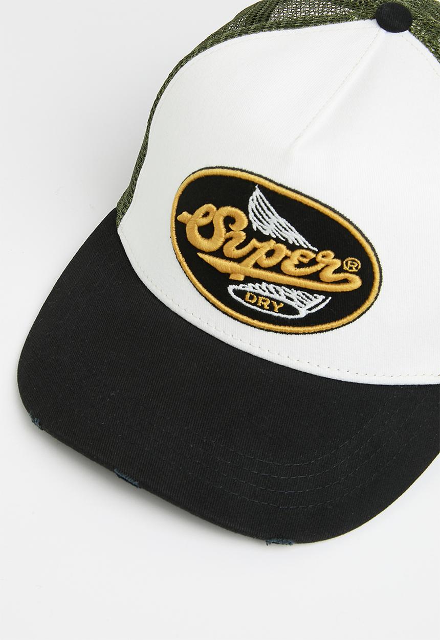 Superdry. - Mesh trucker cap - vintage black