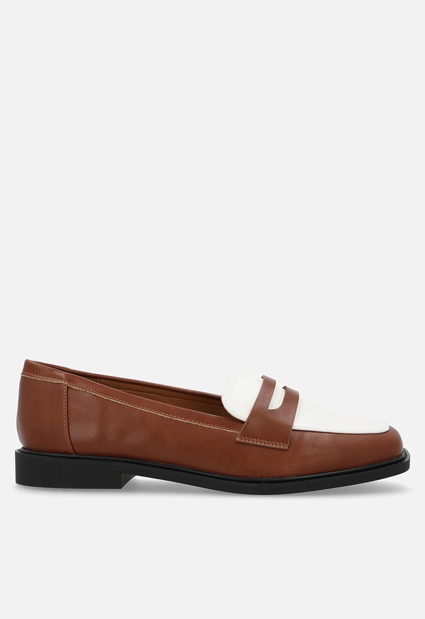 Madison® - Pippa 2 loafer - tan/white