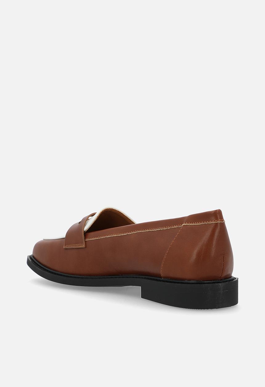 Madison® - Pippa 2 loafer - tan/white