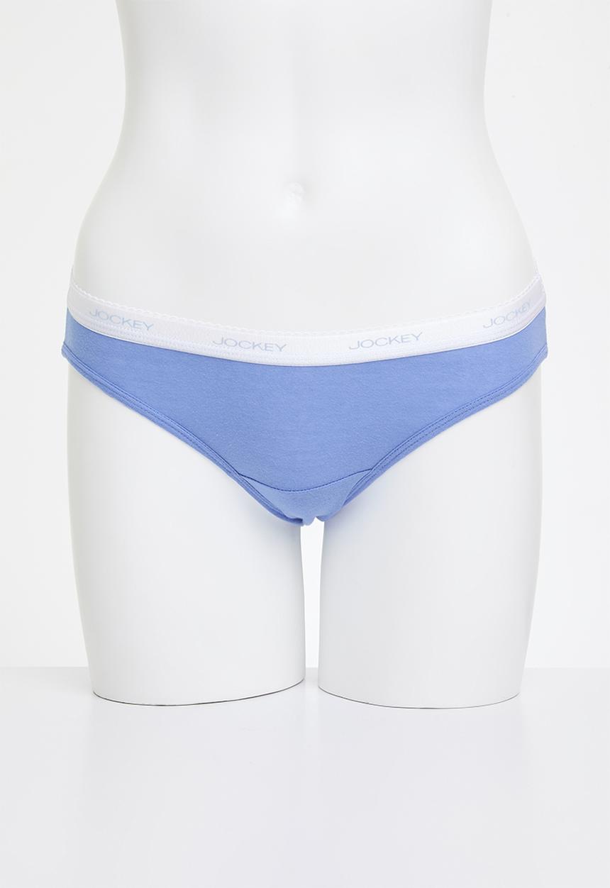 Jockey - 3 pack printed bikini - pink/stripe/blue