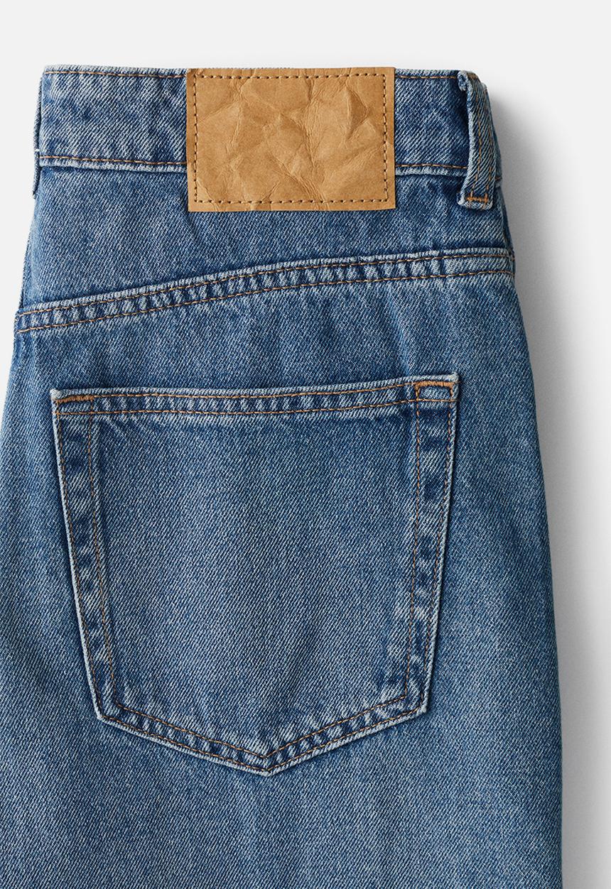 H&M - Wide high jeans - denim blue