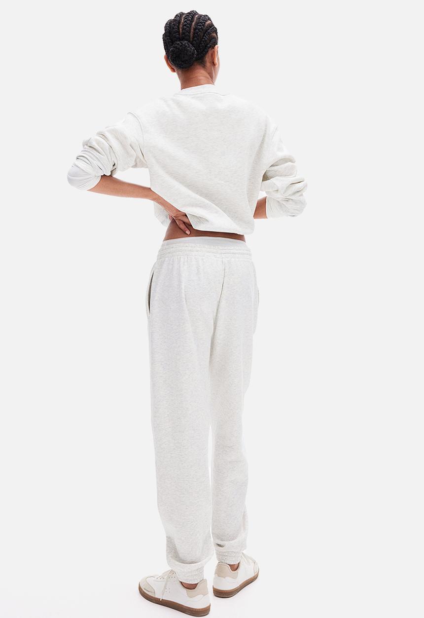 H&M - High-waisted joggers - grey