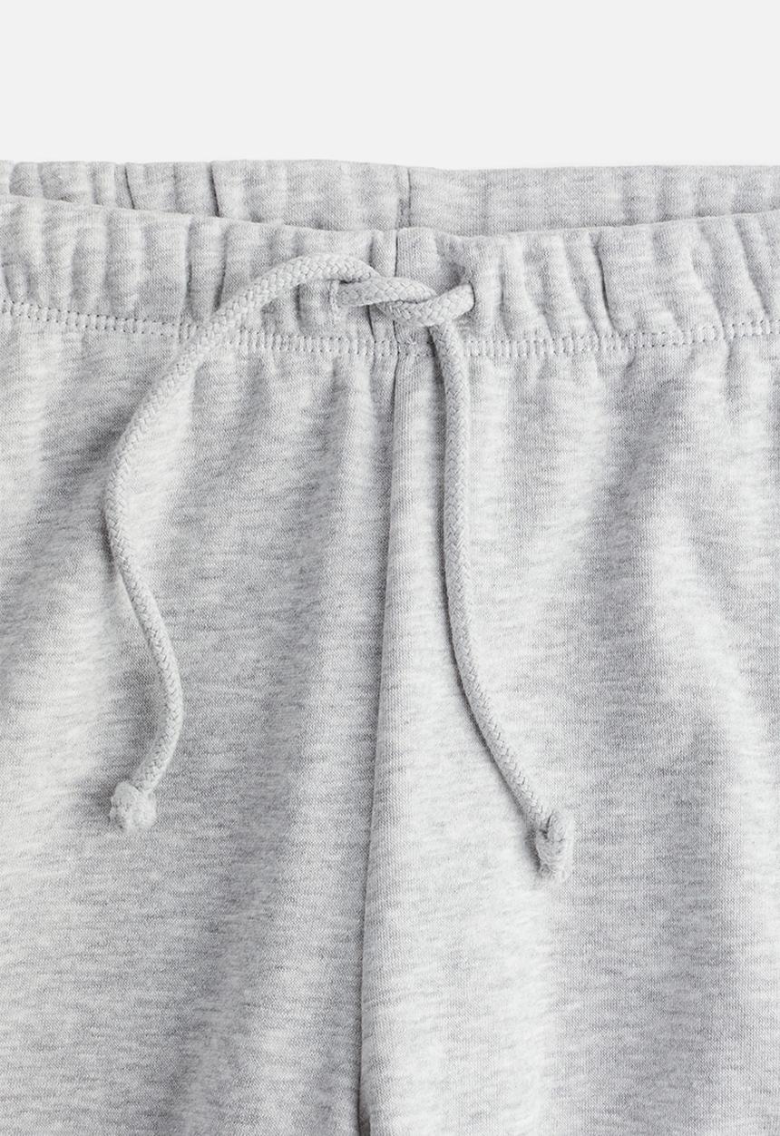 H&M - Wide joggers - light grey marl