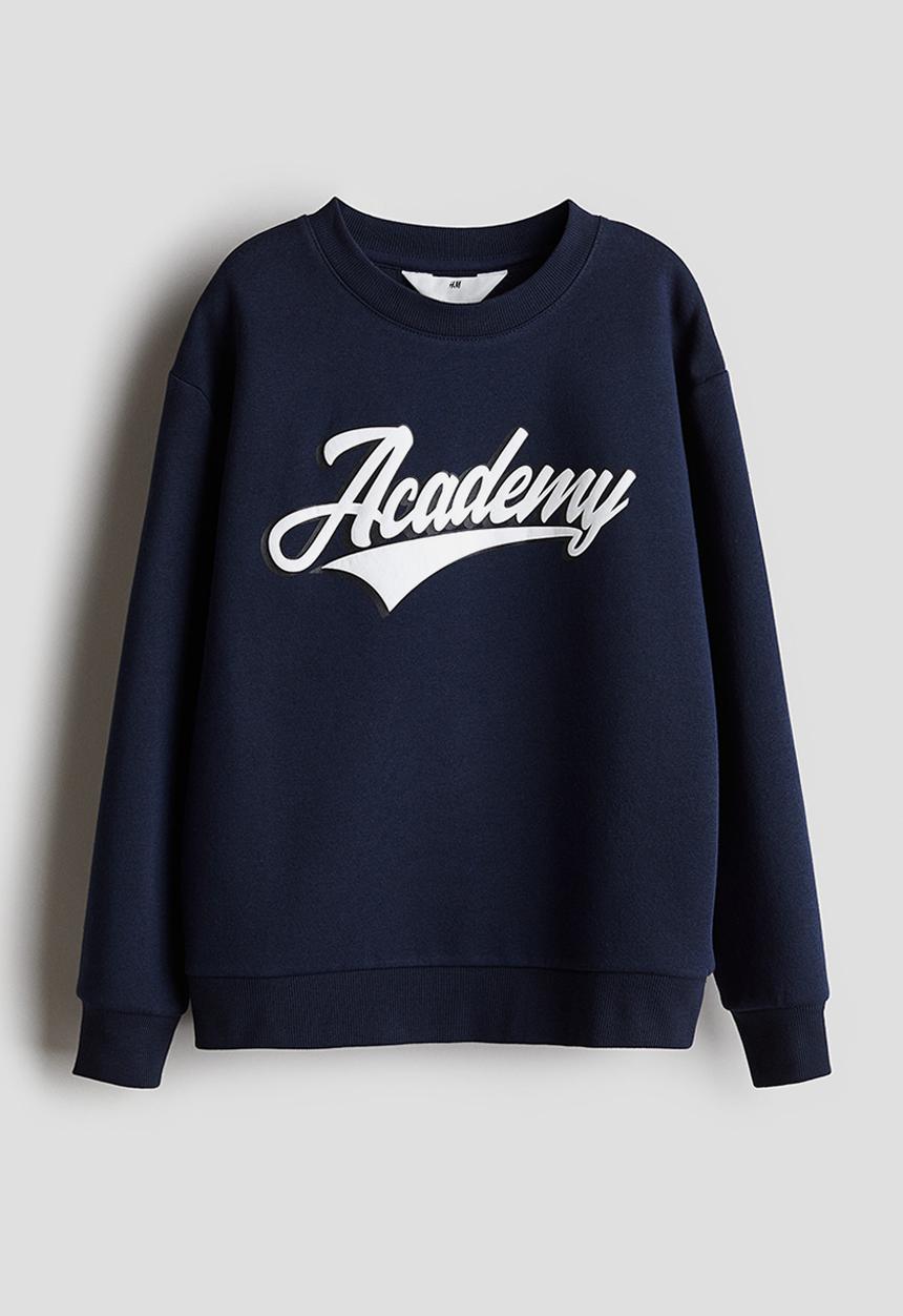 H&M - Crew-neck sweatshirt - dark blue academy